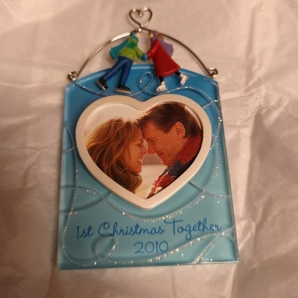 Hallmark First Christmas Together 2010 Photo Christmas Ornament - Picture 3 of 3